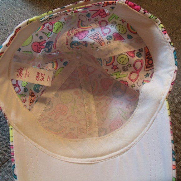 Justice Multi Neon/White Baseball Cap - Picture 6 of 12